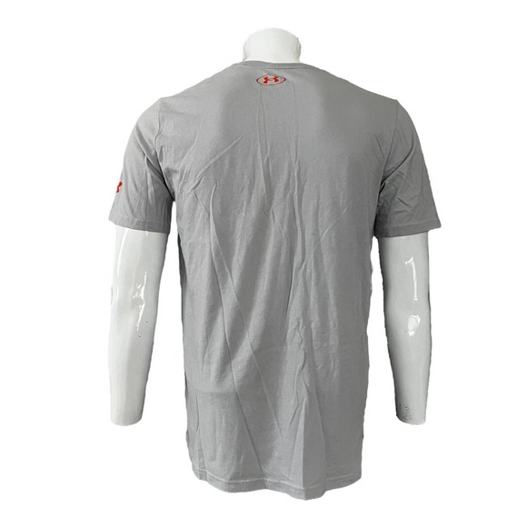 Under Armour Shirt Men's Size Large PJT Rock Brahma Bull Loose Short-Sleeve - Picture 2 of 3